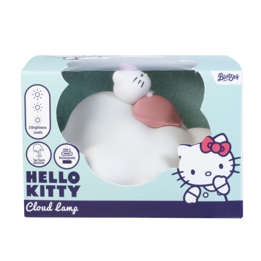 Hello Kitty pilvekese öölamp, puutetundlik ja laetav