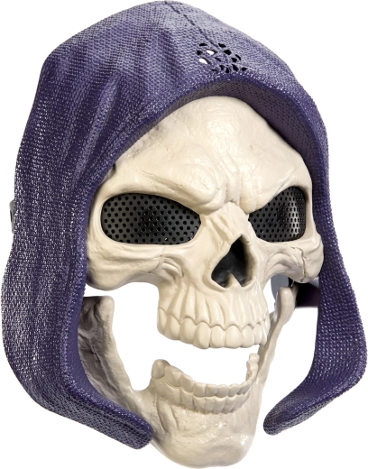 Iconic Skeletor look with hood