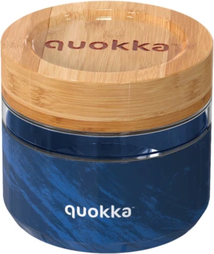 Quokka Deli Wood Grain klaasist toidunõu 500 ml
