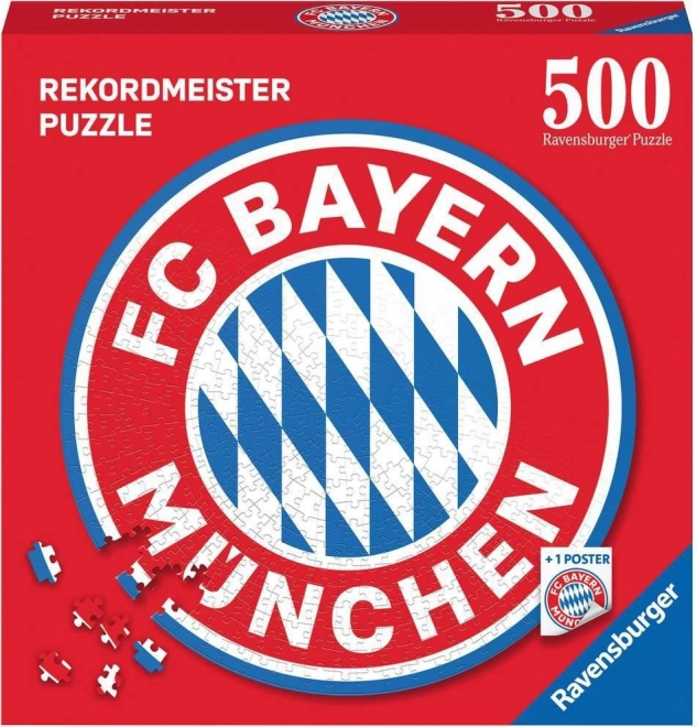Ümmargune pusle FC BAYERN – logo, 500 tükki