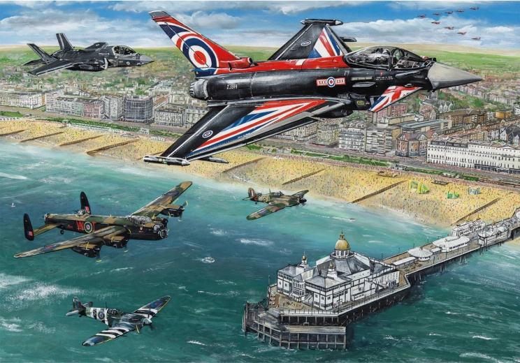 Puzzle lennushow Eastbourne’i kohal 500 tükki GIBSONS
