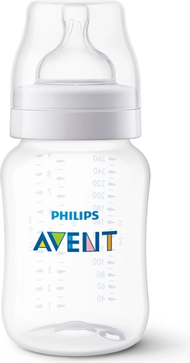 Philips AVENT koolikuvastane lutipudel 260 ml, alates 1. elukuust