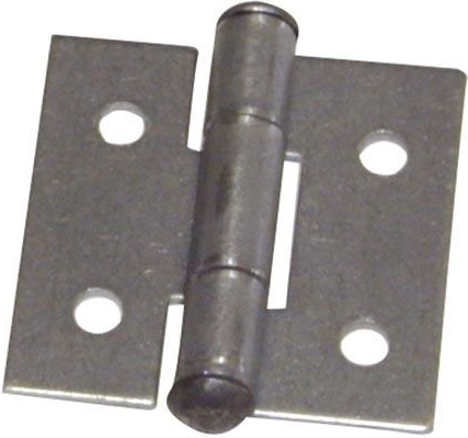 Double-arm hinge 80 mm, galvanized, polyurethane bushing