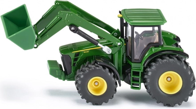 John Deere tractor model with front loader 1:50 SIKU