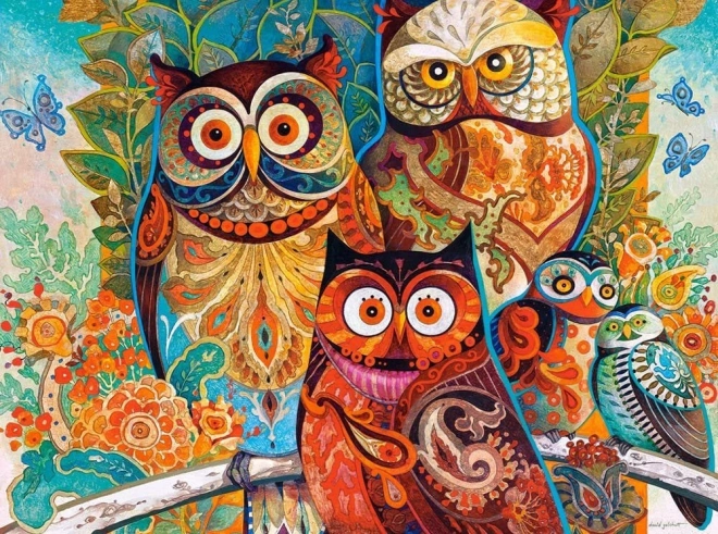 Puzzle 2000 pieces Owls CASTORLAND