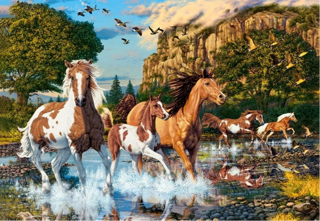 Puzzle 1000 Pieces Horses