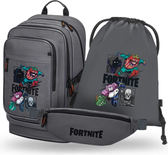 Koolikomplekt Baagl Cubic Fortnite Squad 3in1: seljakott, kott ja vöökott (GRS)