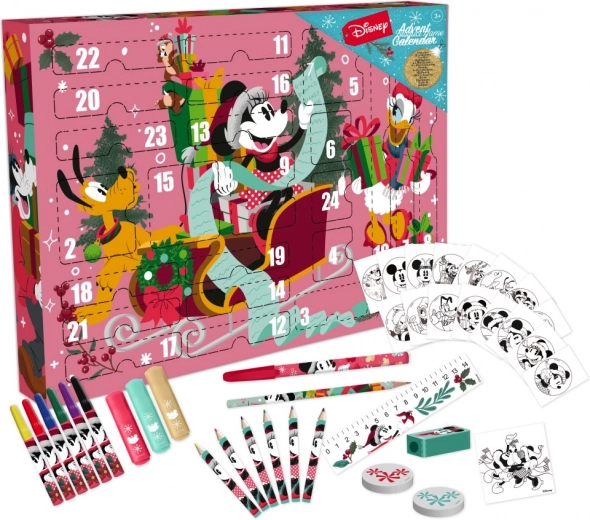 DISNEY MINNIE Advent Calendar – Creative Stationery Set