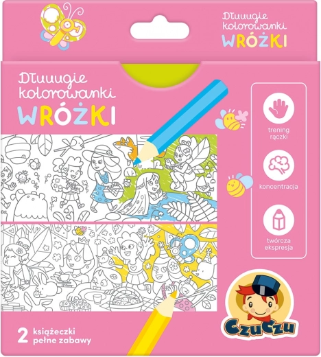 Long Coloring Pages – Fairies