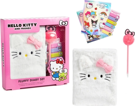Hello Kitty plüüsist päevik koos tarvikute komplektiga