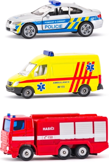 SIKU Rescue Vehicle Set Czech Version