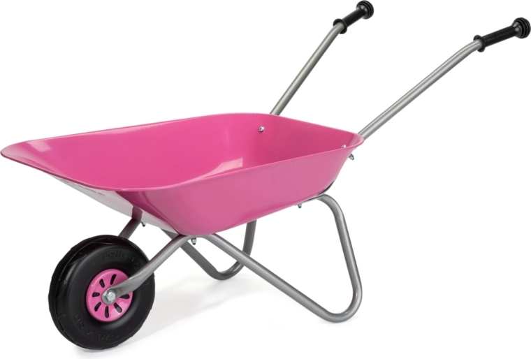 Rolly Toys metallist laste käru, roosa