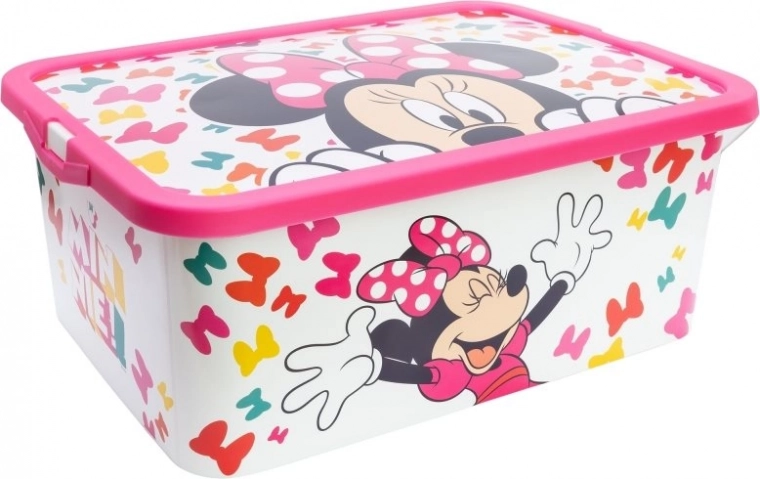 Plastist hoiukast 13 l MINNIE kaanega