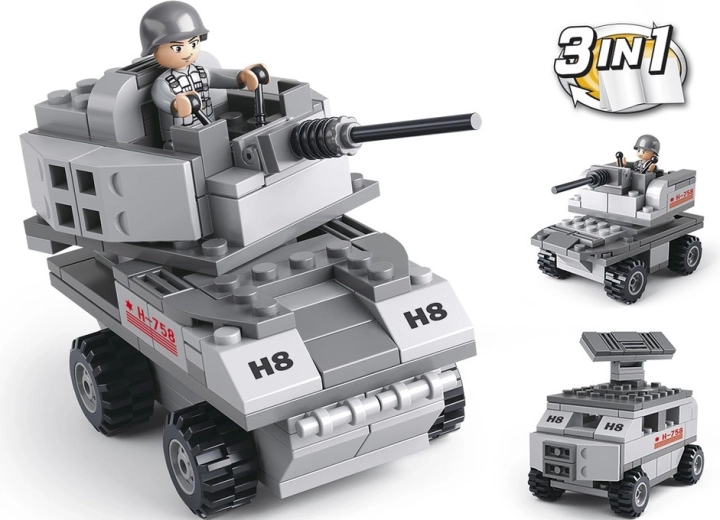 Sluban Army 3-in-1 soomuk (110 osa) - 1 tk