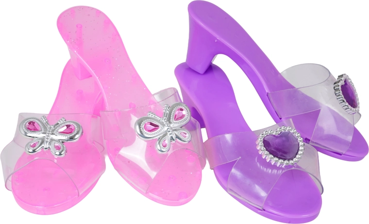 High-heeled shoes in two colors