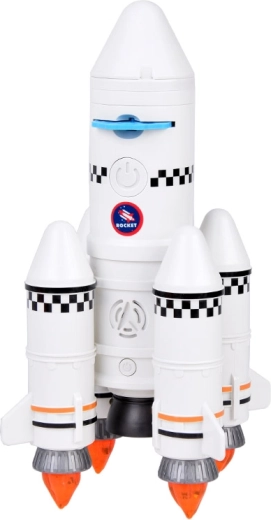 2-in-1 rocket: launch effects and a projector