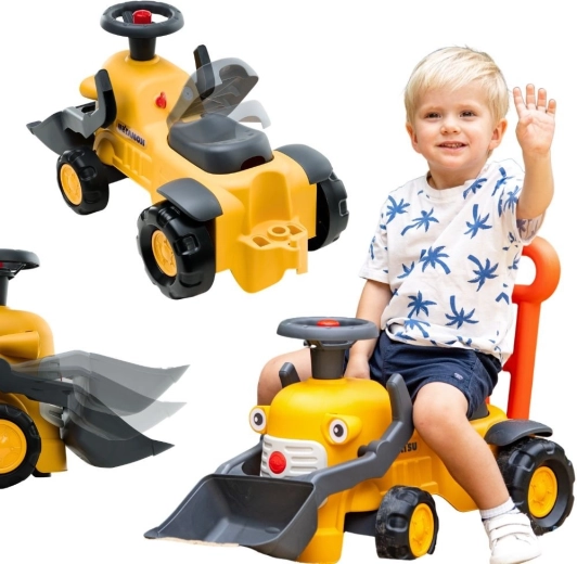 Ride-on Tractor KOMATSU with Front Bucket and Horn
