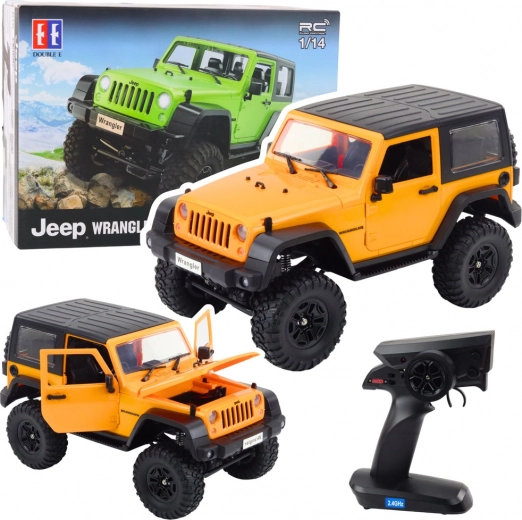 RC maastikuauto JEEP Wrangler Rock Crawler 1:14 – oranž