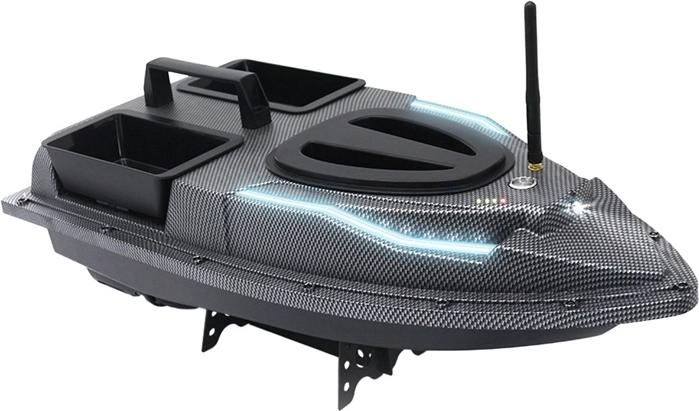 Two independent hoppers for precise baiting