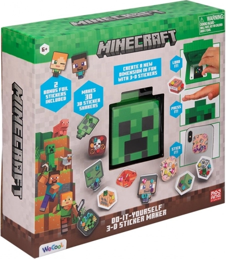 Minecrafti 3D kleepsutiste valmistaja Creeper