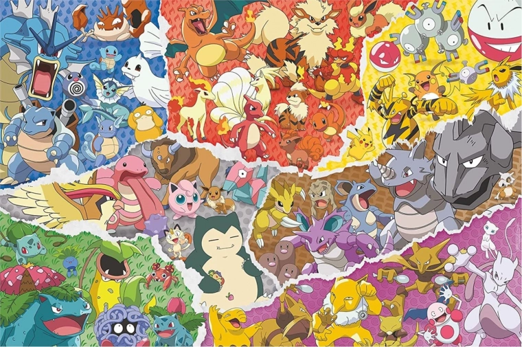 Pokémoni pusle 5000 tükki