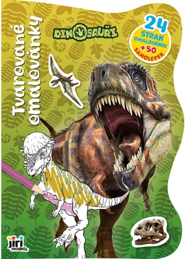Vormitud värviraamat dinosaurused – 1 tk