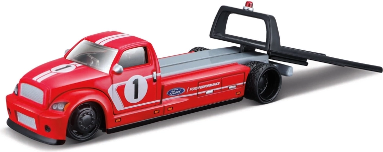 Maisto Flatbed 2018 Ford GT Heritage Edition punane 1:64