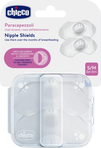 Chicco silikoonist nibukaitsmed SkinToSkin 2 tk S/M