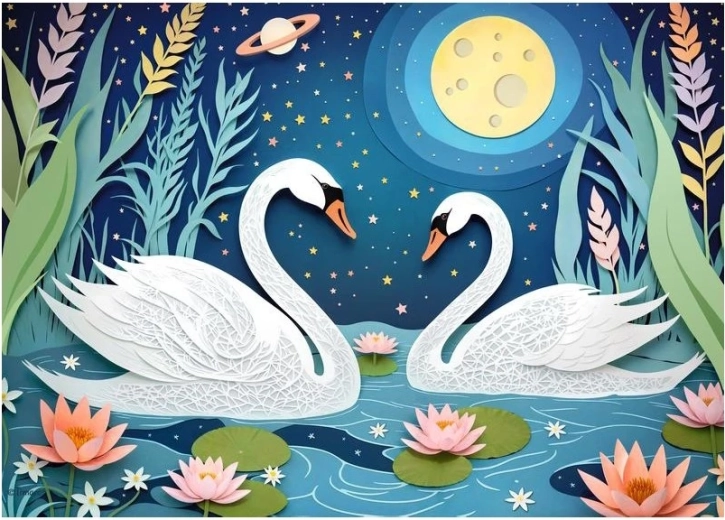 Puzzle Moonlit Date 1000 pieces CHERRY PAZZI