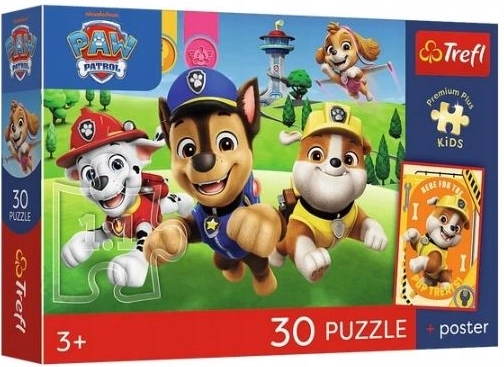 Premium Plus Kids Puzzle Puppies on the Road – 30 pieces