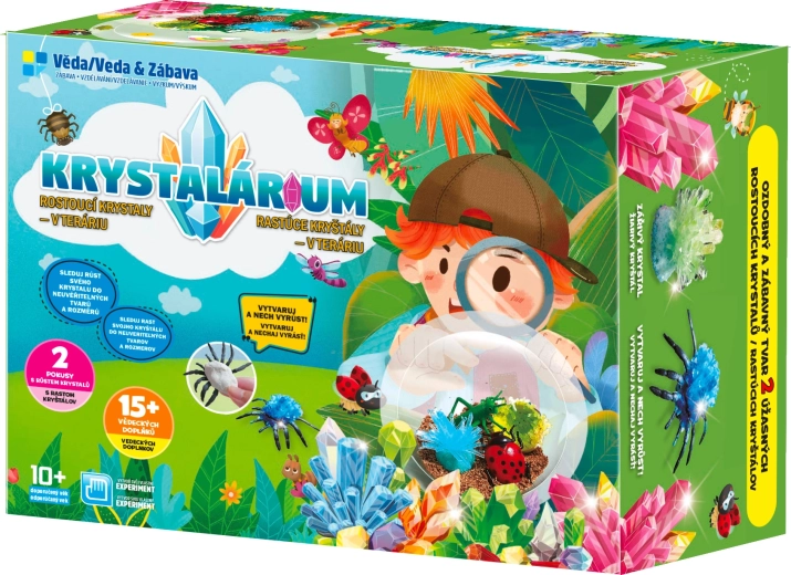Growing Crystals in a Terrarium – educational kit for children