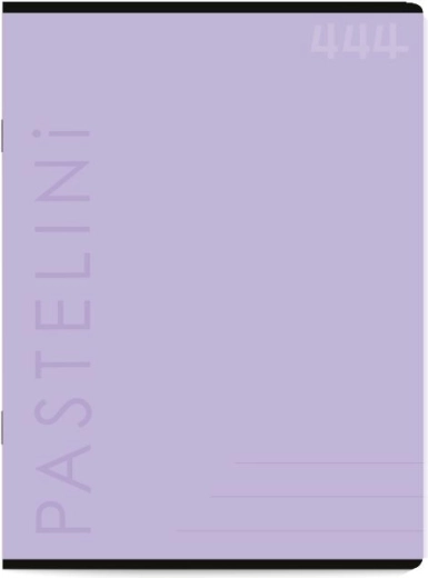 A4 vihik PASTELINI, lilla, jooneline, 40 lehte