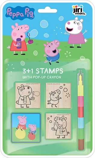 Templid 3+1 koos vahakriidiga Peppa Pig