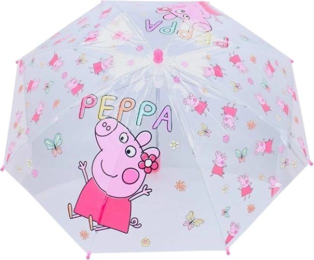 Laste läbipaistev vihmavari Peppa Pig – 1 tk