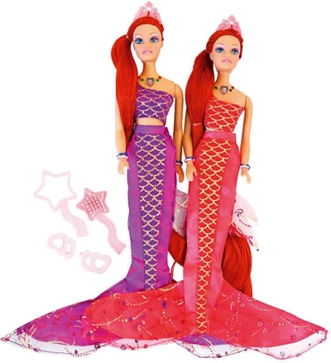 MaDe mermaid doll with light, sound and accessories - 1 piece