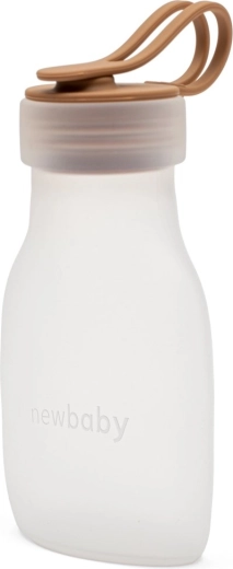 NEW BABY silikoonist rinnapiima säilitusmahuti, pruun 240 ml