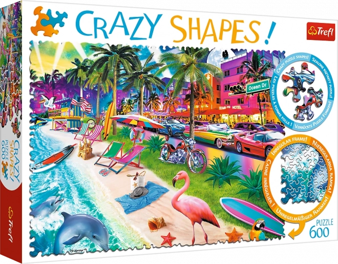 Pusle TREFL Crazy Shapes – Miami rand, 600 tükki