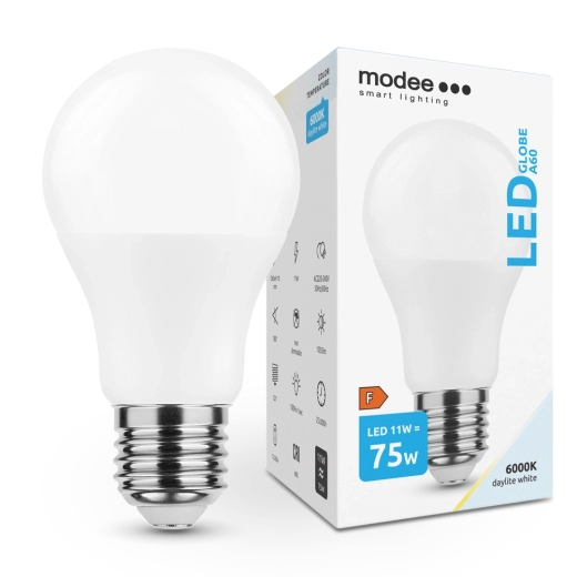 LED-lamp A60 11 W E27 1055 lm külm valge – Modee Smart Lighting