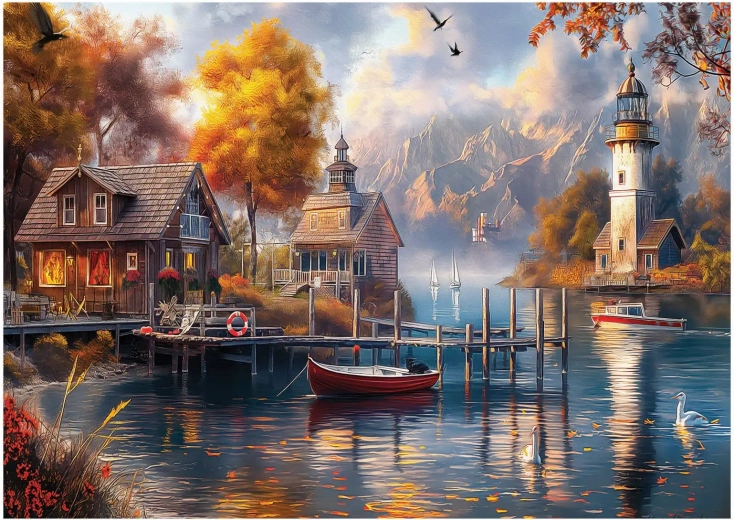 ANATOLIAN Puzzle Autumn by the Lake 1500 pieces