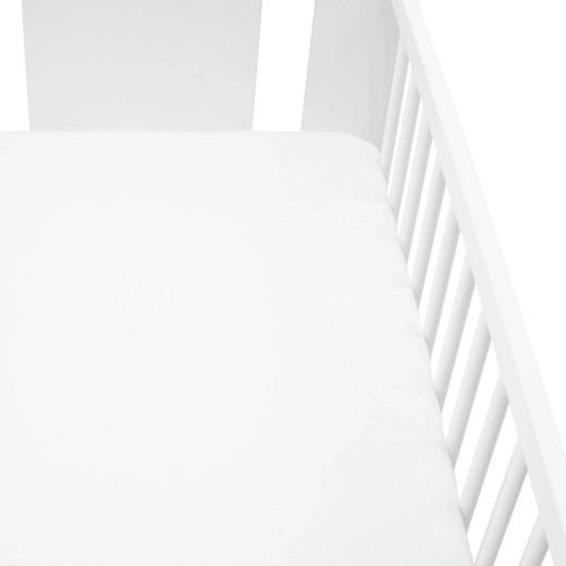 Jersey-lina New Baby voodile 120 × 60, valge