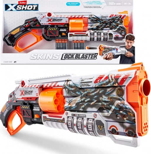 X-Shot Skins Lock blaster pöörleva trummsalvaga