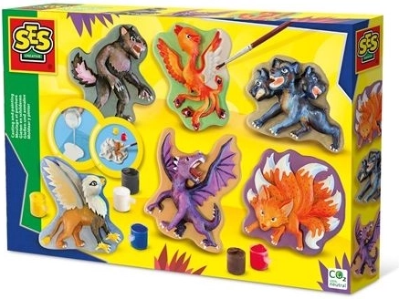 SES plaster casting and paint set – Mythical Creatures