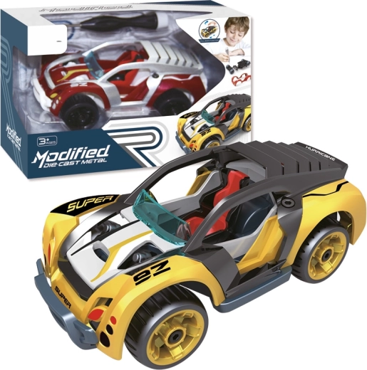 Screw-Together Pull-Back Car 1:32