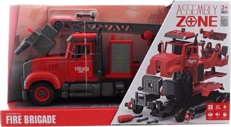 Battery-Operated Take-Apart Fire Truck with Sounds and Friction Motor