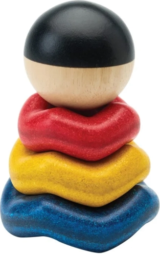 PlanToys stacking rings waves