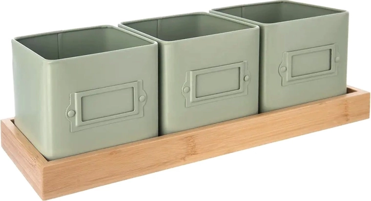 Bamboo tray for stability and surface protection