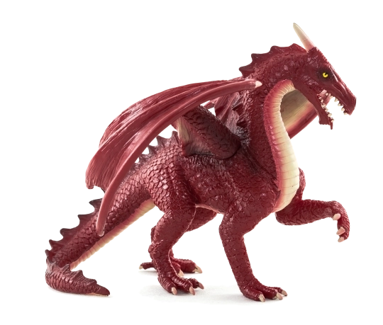 Mojo punase draakoni Deluxe figuur
