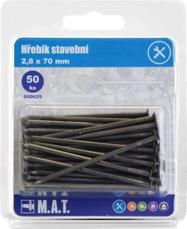 Construction nails 70 × 2.8 mm, 50 pcs