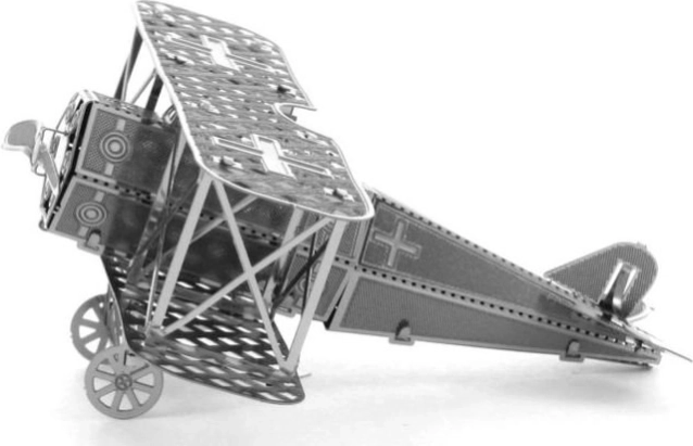 Fokker D.VII kahetasandiline metallist 3D-mudel – METAL EARTH