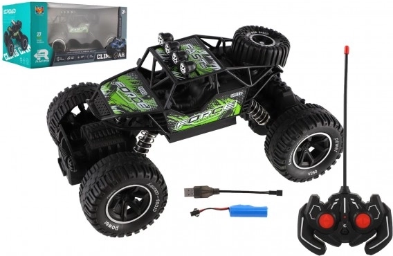 RC Off-Road auto roheline valgusega